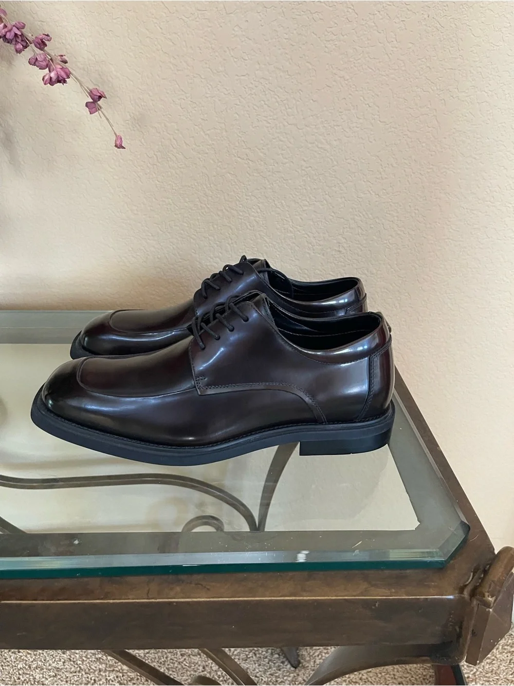 Classic Men's Derby Dress Shoes - Dark Brown